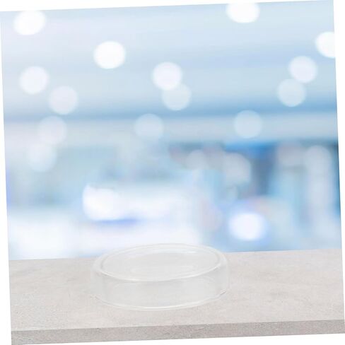 Cabilock 6 Pack Laboratory Petri Dishes High Borosilicate Glass Plates Lids Chemistry in Saudi Arabia