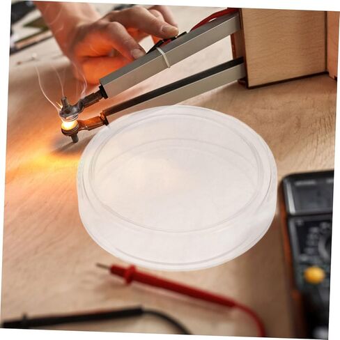 Cabilock 6 Pack Laboratory Petri Dishes High Borosilicate Glass Plates Lids Chemistry in Saudi Arabia