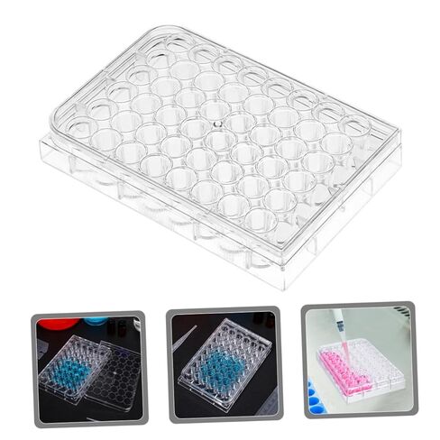 Veemoon 2pcs Cell Culture Plates Laboratory Tissue Culture Trays for Efficient Sample Analysis Versatile Design for Various Experimental Needs Compatible Lab Applications in Saudi Arabia