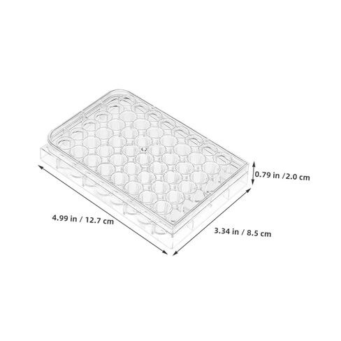 Veemoon 2pcs Cell Culture Plates Laboratory Tissue Culture Trays for Efficient Sample Analysis Versatile Design for Various Experimental Needs Compatible Lab Applications in Saudi Arabia