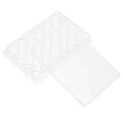 Luxshiny 2 قطعة 24-Well لوحات زراعة الخلايا غطاء طبق زراعة الأنسجة المختبرية لنمو الخلايا والتجريب in Kuwait