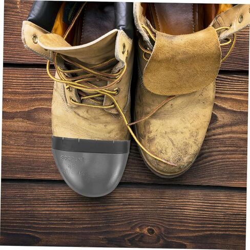 VALICLUD زوج واحد من أغطية أصابع القدم الآمنة لأحذية العمل، أغطية واقية للرجال، أحذية السلامة، سهلة التنظيف، ارتداء ممتاز لحماية أصابع القدم من أحذية العمل in Kuwait