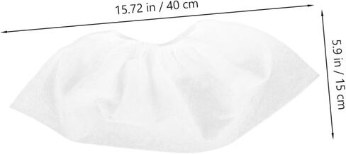 100PCS Disposable Non-Woven Shoe Covers Waterproof Non-Slip Boot Covers for Indoor Use Sturdy Foot Protectors for Home Hospital in Saudi Arabia
