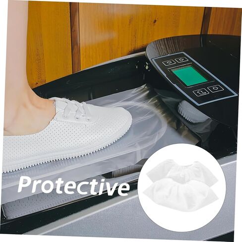 100PCS Disposable Non-Woven Shoe Covers Waterproof Non-Slip Boot Covers for Indoor Use Sturdy Foot Protectors for Home Hospital in Saudi Arabia