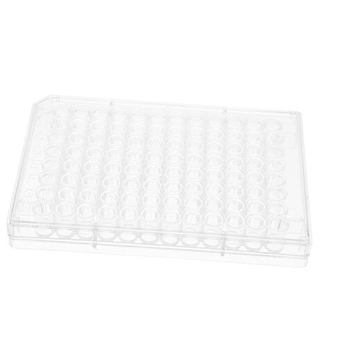 Zerodeko 96-Well Cell Culture Plate Plastic Tissue Cultivation Tray Lid for Laboratory Use Autoclavable Cell Tool in Saudi Arabia