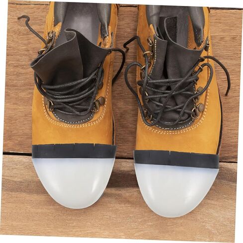 4pcs Safety Toe Caps for Shoes Protective Plastic Toe Covers for Work Boots Anti-Crushing and Puncture-Resistant Inserts Fits Size 41 for Men and Women in Saudi Arabia