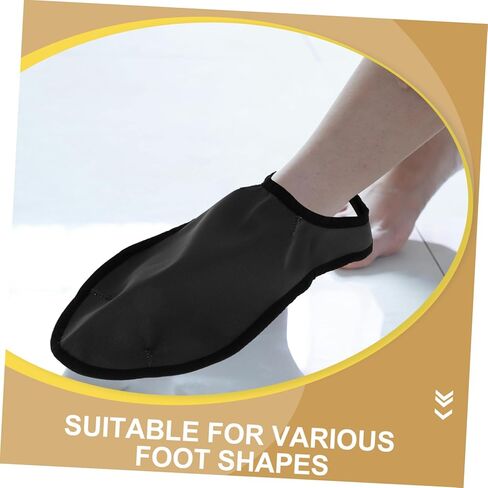 Breathable Barber Shoes Covers 1 Pair Waterproof Hair Stylist Shoe Protectors for Haircutting Adjustable Size Hairdressing Accessories in Saudi Arabia
