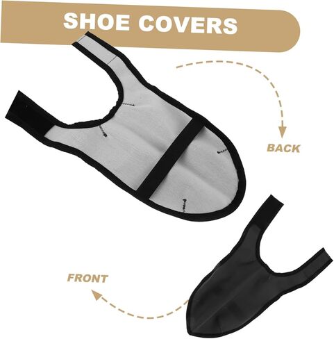 Breathable Barber Shoes Covers 1 Pair Waterproof Hair Stylist Shoe Protectors for Haircutting Adjustable Size Hairdressing Accessories in Saudi Arabia