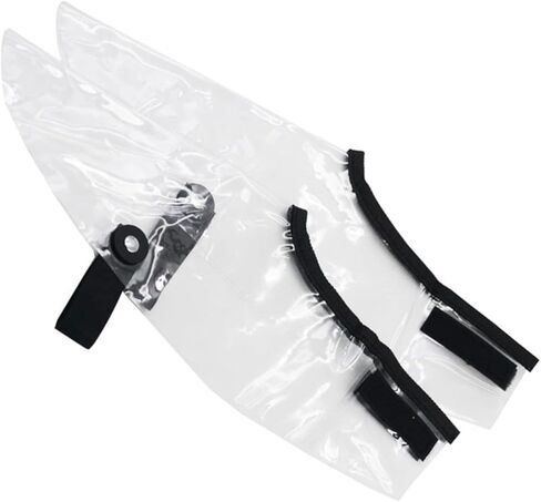 غطاء أحذية بارتي كيندوم مقاوم للماء لقص الشعر قطعتين من الرأس لمصففي الشعر، إكسسوارات تصفيف الشعر القوية مقاس واحد يناسب in Kuwait