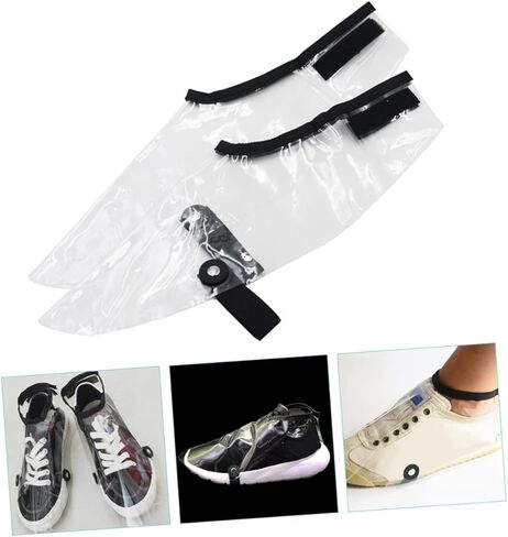 غطاء أحذية بارتي كيندوم مقاوم للماء لقص الشعر قطعتين من الرأس لمصففي الشعر، إكسسوارات تصفيف الشعر القوية مقاس واحد يناسب in Kuwait