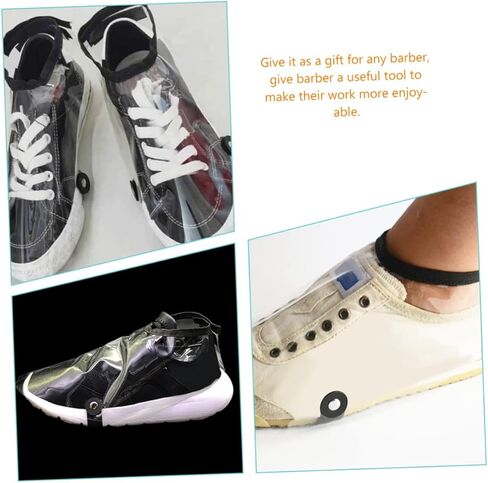 غطاء أحذية بارتي كيندوم مقاوم للماء لقص الشعر قطعتين من الرأس لمصففي الشعر، إكسسوارات تصفيف الشعر القوية مقاس واحد يناسب in Kuwait