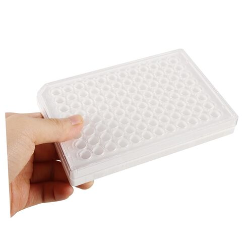 Holibanna 96holes Cell Culture Plate Laboratory Plastic Tissue Culture Tool Flat Surface in Saudi Arabia