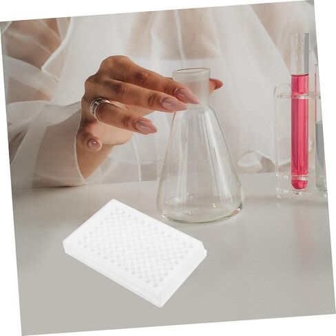 Holibanna 96holes Cell Culture Plate Laboratory Plastic Tissue Culture Tool Flat Surface in Saudi Arabia