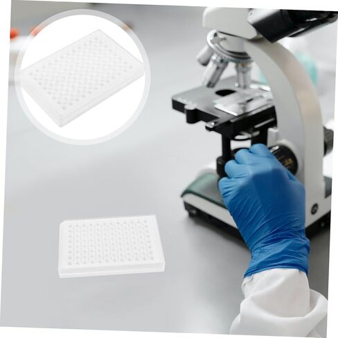 Holibanna 96holes Cell Culture Plate Laboratory Plastic Tissue Culture Tool Flat Surface in Saudi Arabia