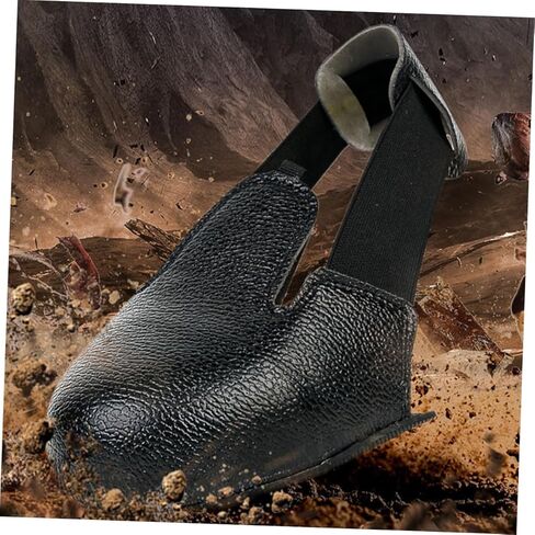 Veemoon Safety Shoe Covers for Adults Black Labor Protection Shoe Protector Anti-Collision Non-Slip Covers for Industrial Use Fits Sizes 35-48 in Saudi Arabia
