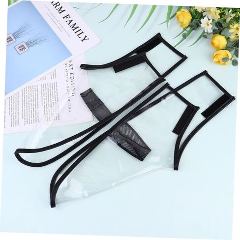 1Pair Transparent Barber Shoes Cover TPU Material Haircut Styling Tool Keeps Broken Hair for Hairdressers and Salons and Protection for Styling in Saudi Arabia