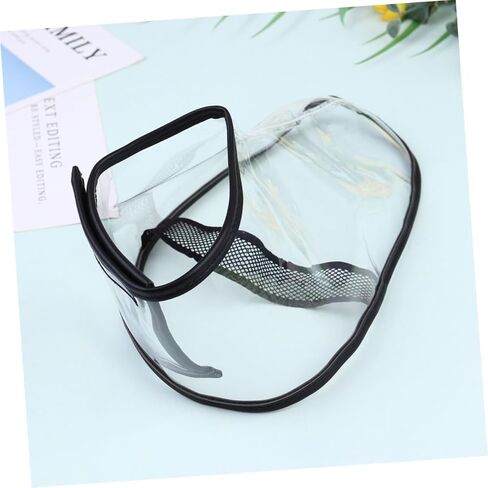 1Pair Transparent Barber Shoes Cover TPU Material Haircut Styling Tool Keeps Broken Hair for Hairdressers and Salons and Protection for Styling in Saudi Arabia