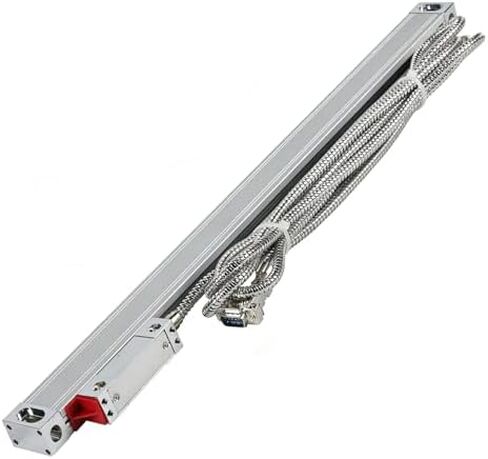 Precision Linear Scale 0.001mm, 50-400mm Travel, Slim 20x28mm Lathe Encoder Grating Ruler Sensor, High Stability, Anti-Jamming, 1μm Accuracy, Die-Casting Alloy Shell in Saudi Arabia