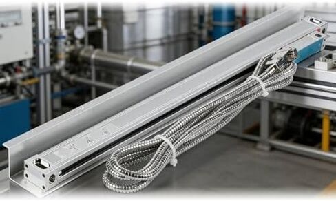 Precision Linear Scale 0.001mm, 50-400mm Travel, Slim 20x28mm Lathe Encoder Grating Ruler Sensor, High Stability, Anti-Jamming, 1μm Accuracy, Die-Casting Alloy Shell in Saudi Arabia