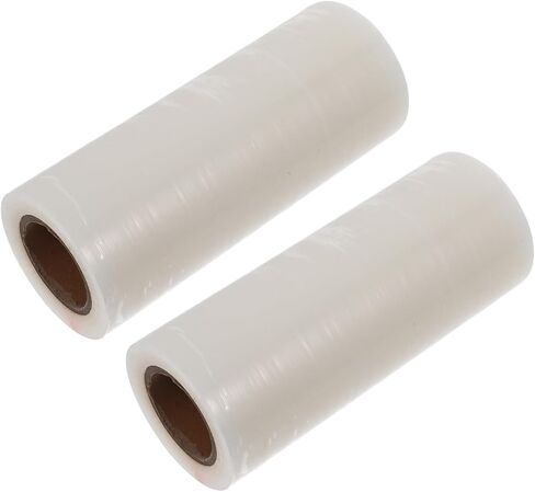 Holibanna Disposable Shoe Covers for Automatic Dispenser Waterproof Foot Protectors for Home and Office 2 Rolls Non-Slip Shoe Film Covers for Guests and Rainy Days in Saudi Arabia