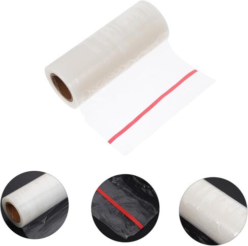 Holibanna Disposable Shoe Covers for Automatic Dispenser Waterproof Foot Protectors for Home and Office 2 Rolls Non-Slip Shoe Film Covers for Guests and Rainy Days in Saudi Arabia