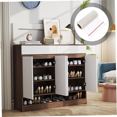 Holibanna Disposable Shoe Covers for Automatic Dispenser Waterproof Foot Protectors for Home and Office 2 Rolls Non-Slip Shoe Film Covers for Guests and Rainy Days in Saudi Arabia