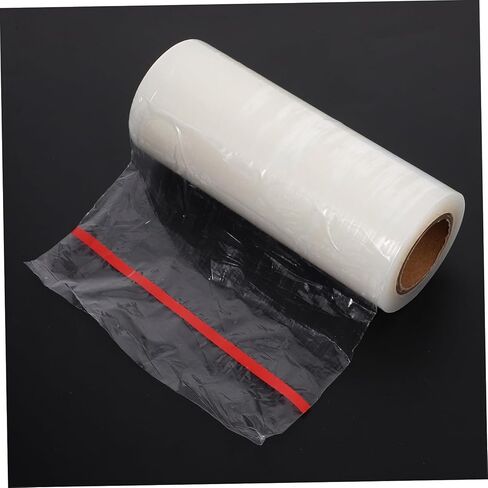 Holibanna Disposable Shoe Covers for Automatic Dispenser Waterproof Foot Protectors for Home and Office 2 Rolls Non-Slip Shoe Film Covers for Guests and Rainy Days in Saudi Arabia
