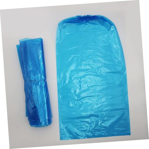 VALICLUD 30 زوجًا من غطاء المطر للأحذية السميكة الطويلة في الهواء الطلق أغطية الأحذية شريط مرن واقيات يمكن التخلص منها للخارجية in Kuwait