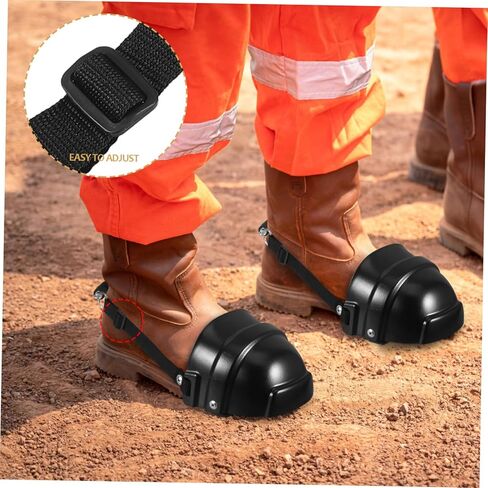 Operitacx 2pcs Safety Toe Caps Boot Guard Toe Protector for Men Women Work Shoes Protective Cap for Men in Saudi Arabia