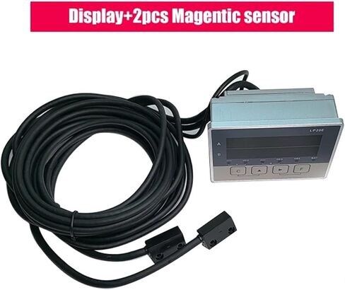 Linear Scale, LP20E 2 Axis Digit Display DRO Magnetic Sensor Magnetic Tape Displacement Readout Scale CNC Lathe Machine Tool Woodworking,Lp20e -3000mm Set-1 in Saudi Arabia