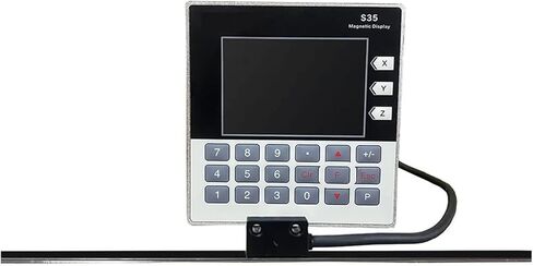 مقياس خطي، مجموعة LCD صغيرة لقراءة tTtl DRO مغناطيسية ذات محورين مخرطة بصرية موازين خطية إلكترونية قياس رقمي لآلة المطحنة، S35-3-5M-1 in Saudi Arabia