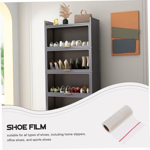 Disposable Shoe Covers Machine Non-Slip Waterproof Overshoes for Automatic Dispenser 2 Roll Set for Home Office and Event Use in Saudi Arabia