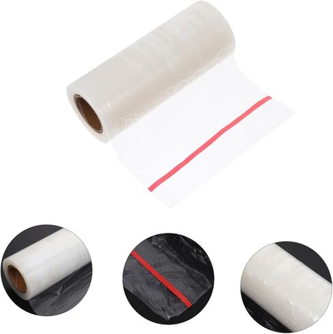 Disposable Shoe Covers Machine Non-Slip Waterproof Overshoes for Automatic Dispenser 2 Roll Set for Home Office and Event Use in Saudi Arabia