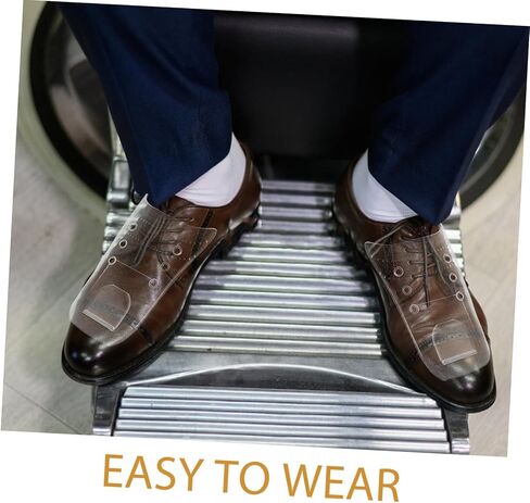 2 Pairs Haircut Shoe Covers Non-Slip Waterproof Barber Accessories for Hair Stylists Reusable Breathable Hair Dye Shoe Protection for Salon and Outdoor Use in Saudi Arabia