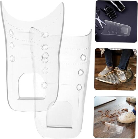2 Pairs Haircut Shoe Covers Non-Slip Waterproof Barber Accessories for Hair Stylists Reusable Breathable Hair Dye Shoe Protection for Salon and Outdoor Use in Saudi Arabia