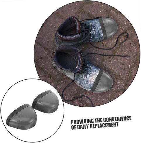 Metal Toe Caps for Work Boots Protectors for Men and Women Anti-Smash and Puncture Safety Shoe Guards 2 Pairs for Construction and Industrial Use in Saudi Arabia