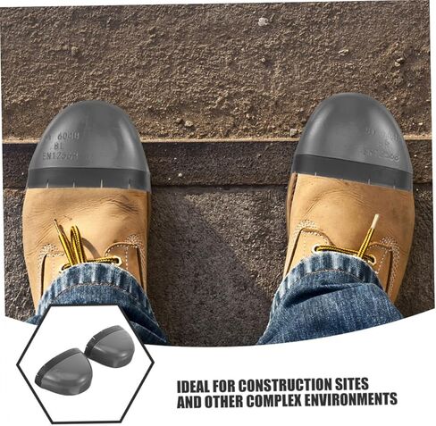 Metal Toe Caps for Work Boots Protectors for Men and Women Anti-Smash and Puncture Safety Shoe Guards 2 Pairs for Construction and Industrial Use in Saudi Arabia
