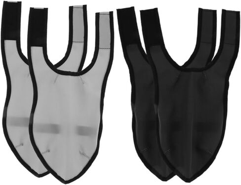 2 Pairs Reusable Barber Shoe Covers Non Slip Breathable Design for Indoor Outdoor Salon Use Durable Haircut Protective Covers for Hair Stylists Light in Saudi Arabia