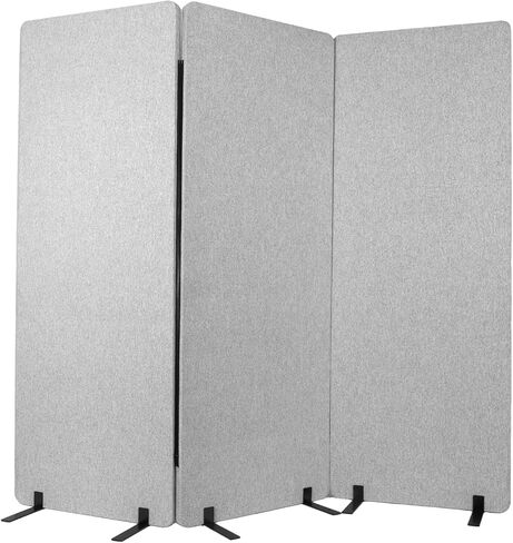 Generic 3 Panels Freestanding Partition Room Dividers Folding Portable Partition Screens Folding Privacy Screens for Office Reception Room Hospital in Saudi Arabia