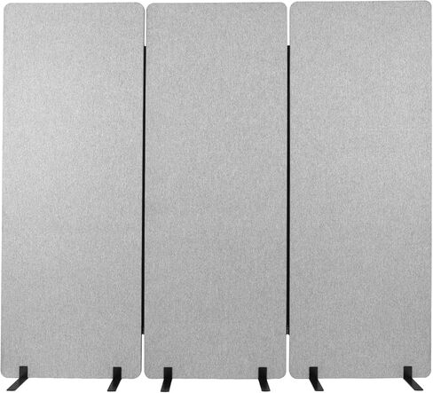 Generic 3 Panels Freestanding Partition Room Dividers Folding Portable Partition Screens Folding Privacy Screens for Office Reception Room Hospital in Saudi Arabia
