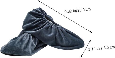 VANZACK Thickened Anti-Slip Shoe Covers for Kids 4 Pairs Lint Resistant Protective Covers Soft Sole for Indoor and Outdoor Use Random Color in Saudi Arabia