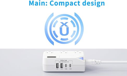 قابس تحويل 250 وات، محول سفر دولي مزود بمنفذين USB ومنفذين USB-C، خفض 220 فولت إلى 110 فولت لمناطق 100 فولت - 240 فولت ومقابس بلدان مختلفة باستخدام الأجهزة الكهربائية الأمريكية in Kuwait