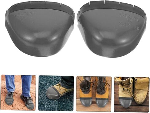 KALLORY Safety Toe Covers for Work Shoes Wear-Resistant Safety Toe Protectors 2-Pair Set for Outdoor Work and Construction in Saudi Arabia