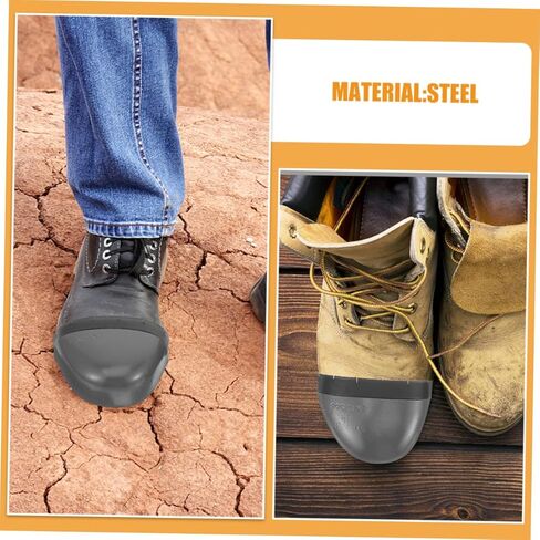 KALLORY Safety Toe Covers for Work Shoes Wear-Resistant Safety Toe Protectors 2-Pair Set for Outdoor Work and Construction in Saudi Arabia
