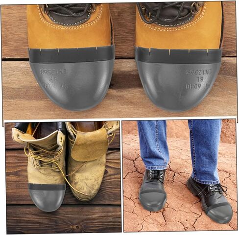 KALLORY Safety Toe Covers for Work Shoes Wear-Resistant Safety Toe Protectors 2-Pair Set for Outdoor Work and Construction in Saudi Arabia