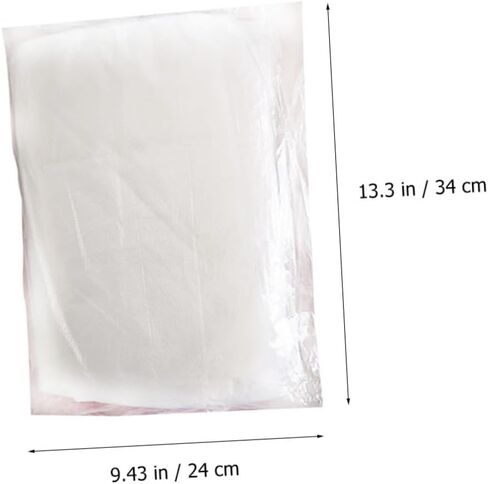 PartyKindom 2 Packs Disposable Transparent Foot Cover Long Tube Shoe Covers for Spa Use Breathable Pe Material for Daily Maintenance and in Saudi Arabia