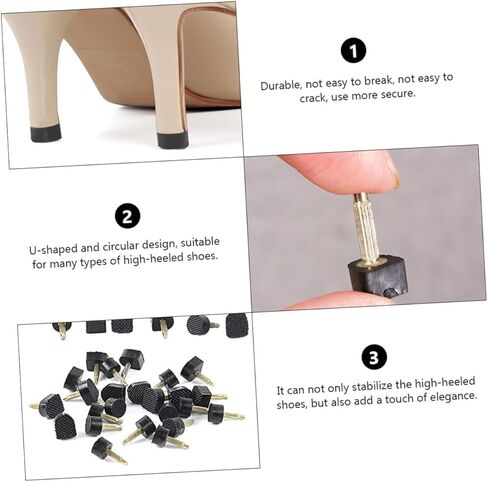 BESPORTBLE 30pairs Shoe Heel Cases for Women Heel Protectors Protective Cover High Shoe Cover Supplies in Saudi Arabia
