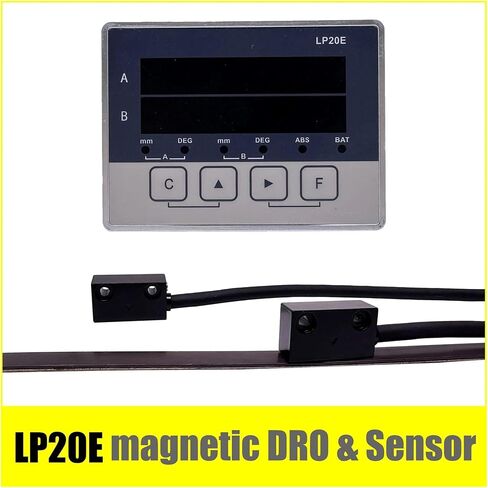 Linear Scale, 3 Axis Digital Display DRO Magnetic Sensor Tape Displacement Readout Scale Position Transducers Encoder Woodworking,Linear Scale,Lp20e Display Sensor in Saudi Arabia