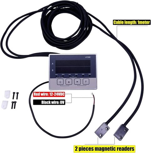 Linear Scale, 3 Axis Digital Display DRO Magnetic Sensor Tape Displacement Readout Scale Position Transducers Encoder Woodworking,Linear Scale,Lp20e Display Sensor in Saudi Arabia