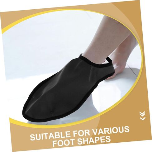 Healeved 2 Pairs Non Slip Barber Shoe Covers Protective Haircut Shoe Covers for Indoor Outdoor Salon Use Ventilated and Adaptable Fit for Hair Stylists and Grooming Professionals in Saudi Arabia